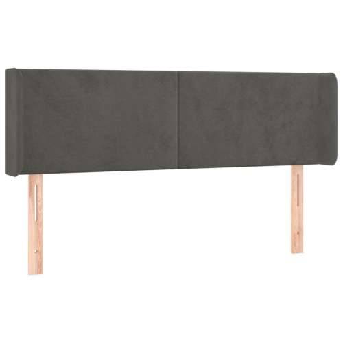 LED uzglavlje tamnosivo 147x16x78/88 cm baršunasto - Tamno siva 147 x 16 x 78/88 cm 1 Cijena