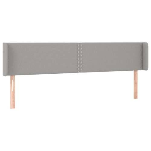 LED uzglavlje svjetlosivo 203x16x78/88 cm od tkanine - Svjetlosiva 203 x 16 x 78/88 cm 1 Cijena