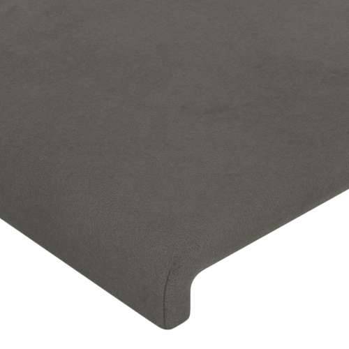 LED uzglavlje tamnosivo 183x16x78/88 cm baršunasto - Tamno siva 183 x 16 x 78/88 cm 1 Cijena