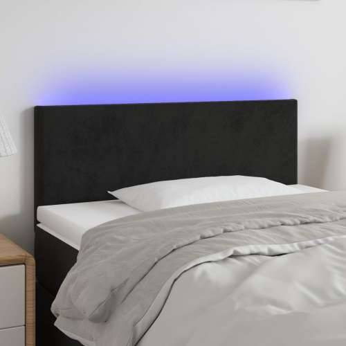 LED uzglavlje crno 90x5x78/88 cm baršunasto - Crna 90 x 5 x 78/88 cm 1 Cijena