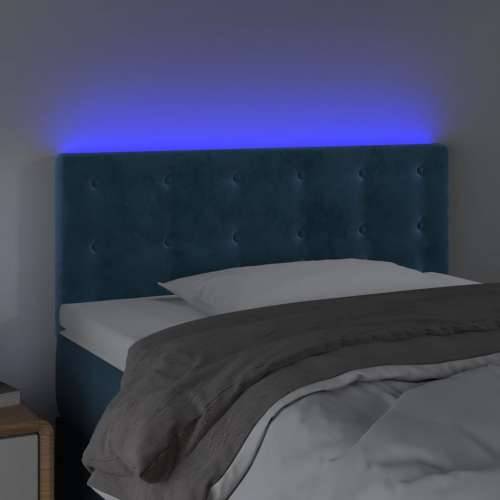 LED uzglavlje tamnoplavo 90x5x78/88 cm baršunasto - Tamno plava 90 x 5 x 78/88 cm 1 Cijena