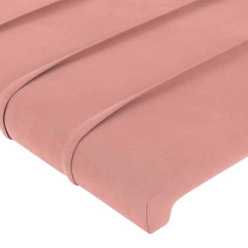 LED uzglavlje ružičasto 83x16x78/88 cm baršunasto - Ružičasta 83 x 16 x 78/88 cm 1 Cijena