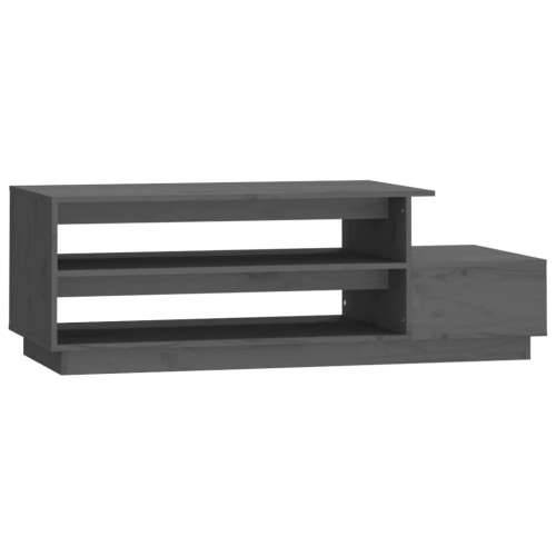 Stolić za kavu sivi 120 x 50 x 40,5 cm od masivne borovine - Siva 1 Cijena