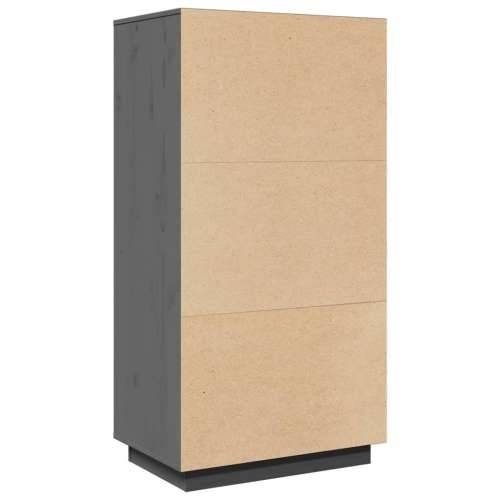 Visoka komoda siva 60 x 40 x 116,5 cm od masivne borovine Siva 1 Cijena