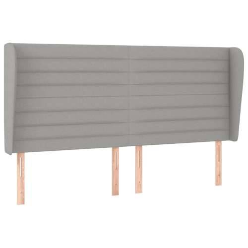 Krevet box spring s madracem svjetlosiva 160x200 cm tkanina - Svjetlosiva 160 x 200 cm vodoravne pruge Cijena