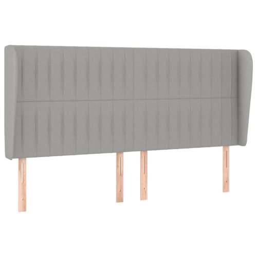 Krevet box spring s madracem svjetlosiva 160x200 cm tkanina - Svjetlosiva 160 x 200 cm Okomite pruge Cijena