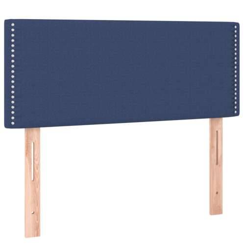 Krevet s oprugama i madracem plavi 80x200 cm od tkanine - Plava 80 x 200 cm Obično s čavlima Cijena
