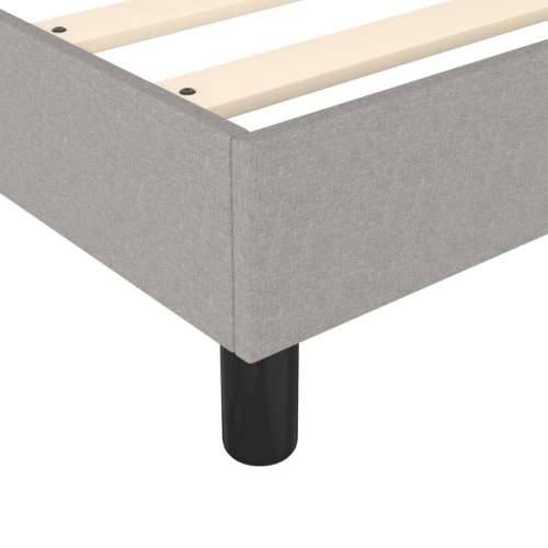 Krevet s oprugama i madracem svjetlosivi 100x200 cm od tkanine - Svjetlosiva 100 x 200 cm 35 cm Cijena