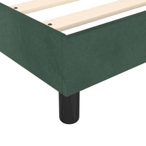 Box spring krevet s madracem tamnozeleni 80 x 200 cm baršunasti Cijena