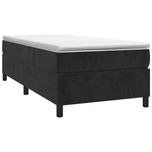 Box spring krevet s madracem crni 80 x 200 cm baršunasti Cijena