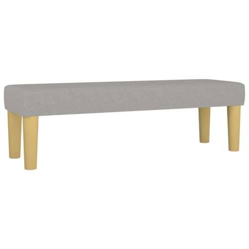 Krevet box spring s madracem svjetlosiva 160x200 cm tkanina - Svjetlosiva 160 x 200 cm Okomite pruge Cijena