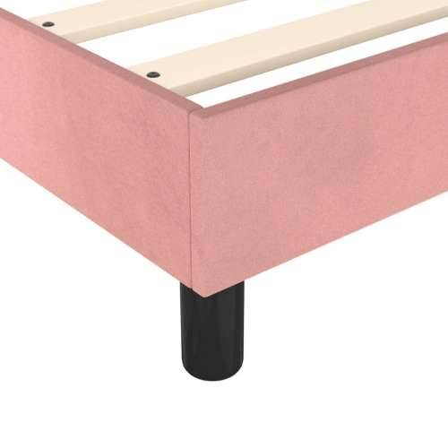 Box spring krevet s madracem ružičasti 120 x 200 cm baršunasti Cijena