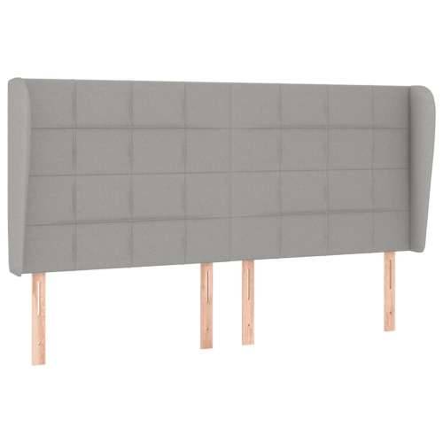 Krevet s oprugama i madracem svjetlosivi 180x200 cm od tkanine - Svjetlosiva 180 x 200 cm Blok s kvadratima Cijena