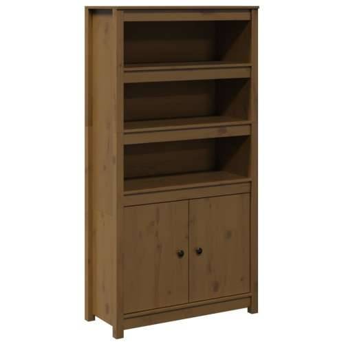 Visoka komoda boja meda 80 x 35 x 154 cm od masivne borovine - boja meda 1 Cijena