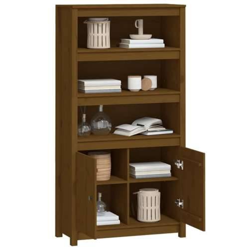 Visoka komoda boja meda 80 x 35 x 154 cm od masivne borovine - boja meda 1 Cijena