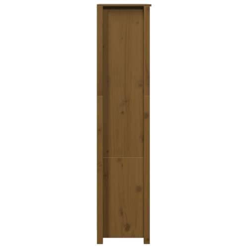 Visoka komoda boja meda 80 x 35 x 154 cm od masivne borovine - boja meda 1 Cijena