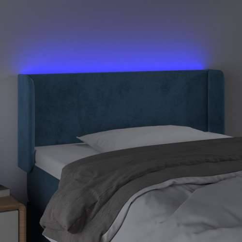 LED uzglavlje tamnoplavo 83x16x78/88 cm baršunasto - Tamno plava 83 x 16 x 78/88 cm 1 Cijena