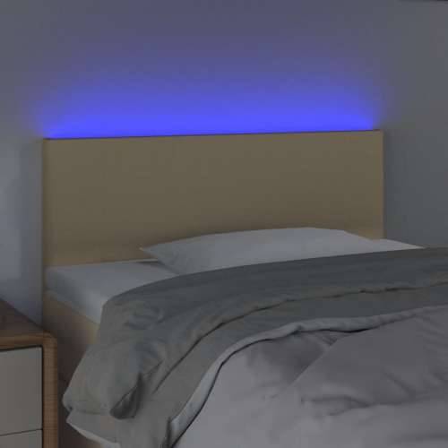 LED uzglavlje krem 90x5x78/88 cm od tkanine - Krema 90 x 5 x 78/88 cm 1 Cijena
