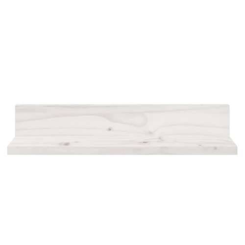 Zidne police 2 kom bijele 50 x 11 x 9 cm od masivne borovine - Bijela 50 x 11 x 9 cm 1 Cijena