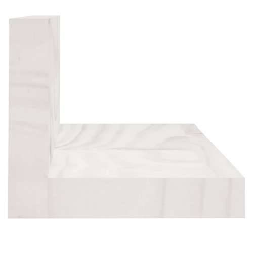 Zidne police 2 kom bijele 50 x 11 x 9 cm od masivne borovine - Bijela 50 x 11 x 9 cm 1 Cijena
