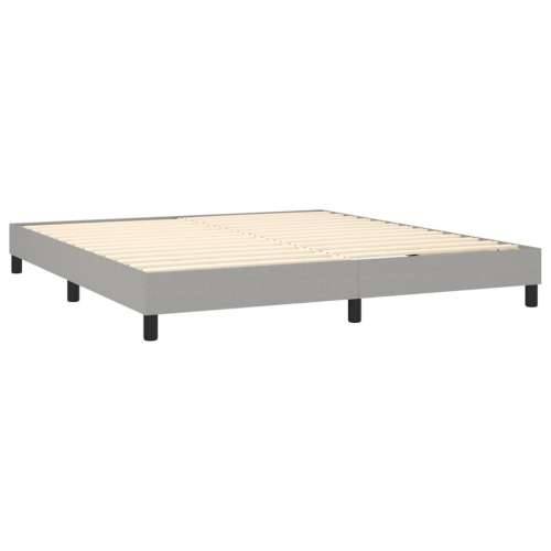 Krevet box spring s madracem svjetlosiva 160x200 cm tkanina Svjetlosiva 160 x 200 cm Gladak dizajn Cijena