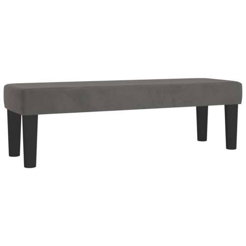 Krevet s oprugama i madracem tamnosivi 140x190 cm baršunasti - Tamno siva 140 x 190 cm Obično s čavlima Cijena