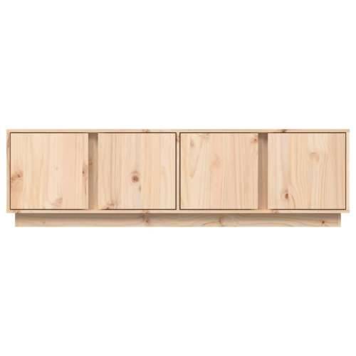 TV ormarić 140 x 40 x 40 cm od masivne borovine - Prirodna 1 Cijena