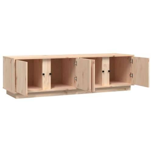 TV ormarić 140 x 40 x 40 cm od masivne borovine - Prirodna 1 Cijena