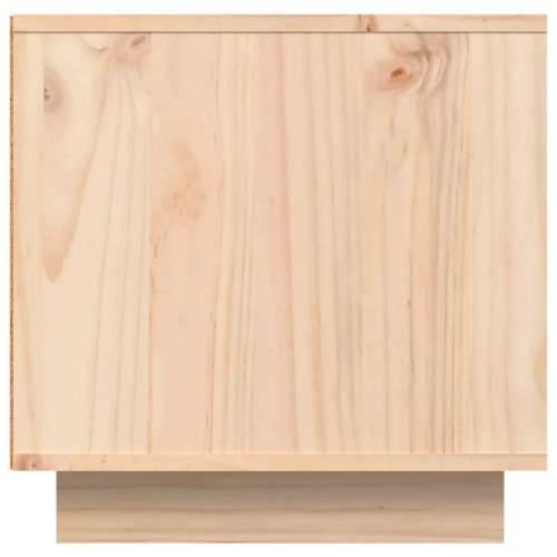 TV ormarić 140 x 40 x 40 cm od masivne borovine - Prirodna 1 Cijena