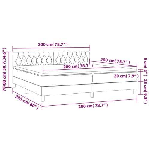 Krevet s oprugama i madracem ružičasti 200x200 cm baršunasti - Ružičasta 200 x 200 cm Dizajn s gumbima Cijena