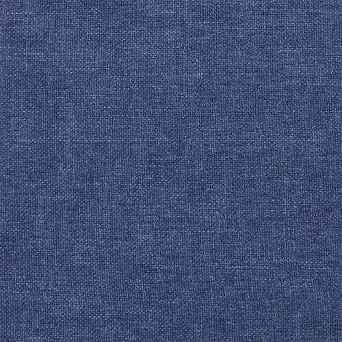 Krevet s oprugama i madracem plavi 100 x 200 cm od tkanine - Plava 100 x 200 cm 25 cm Cijena