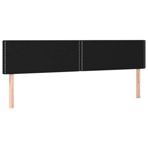 Krevet s oprugama i madracem crni 160x200 cm od tkanine Crna 160 x 200 cm Obično s čavlima Cijena
