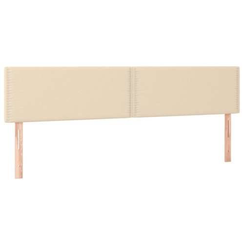 Krevet s oprugama i madracem krem 160x200 cm od tkanine - Krema 160 x 200 cm Obično s čavlima Cijena
