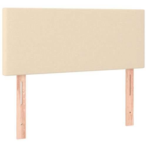 Krevet box spring s madracem LED krem 80 x 200 cm od tkanine - Krema 80 x 200 cm Gladak dizajn Cijena
