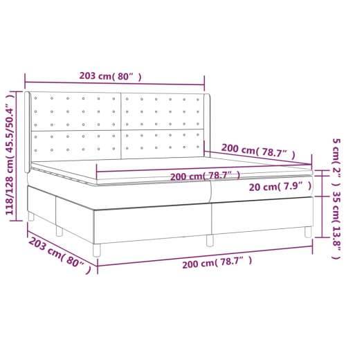Krevet s oprugama i madracem ružičasti 200x200 cm baršunasti - Ružičasta 200 x 200 cm gumbi Cijena