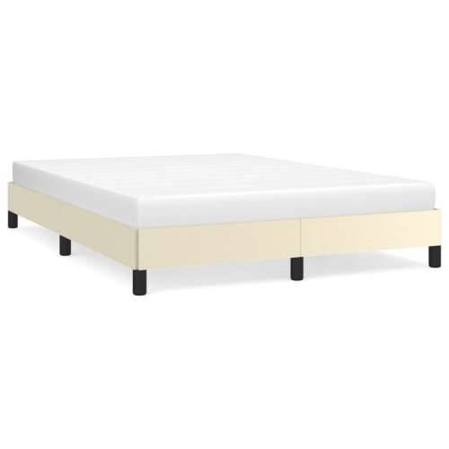 Okvir za krevet krem 140x190 cm od umjetne kože - Krema 140 x 190 cm 25 cm Cijena