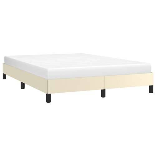 Okvir za krevet krem 140x190 cm od umjetne kože - Krema 140 x 190 cm 25 cm Cijena