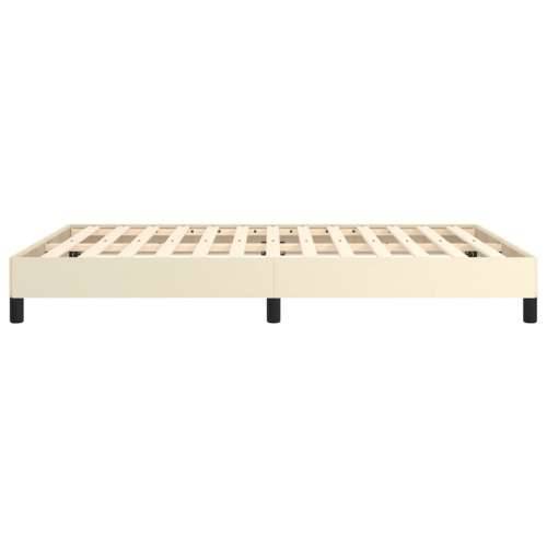 Okvir za krevet krem 140x190 cm od umjetne kože - Krema 140 x 190 cm 25 cm Cijena