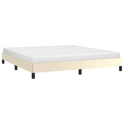 Okvir za krevet krem 160x200 cm od umjetne kože - Krema 160 x 200 cm 25 cm Cijena