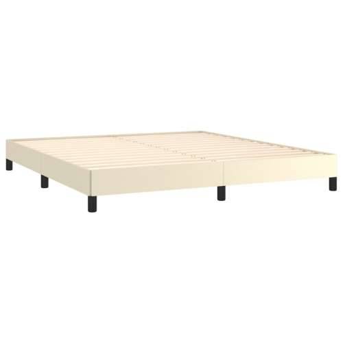 Okvir za krevet krem 160x200 cm od umjetne kože - Krema 160 x 200 cm 25 cm Cijena