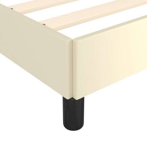 Okvir za krevet krem 160x200 cm od umjetne kože - Krema 160 x 200 cm 25 cm Cijena
