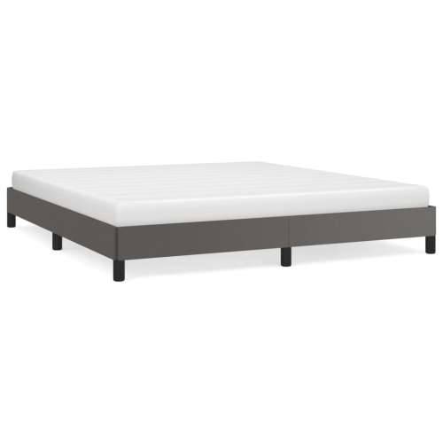 Okvir za krevet sivi 180x200 cm od umjetne kože Cijena