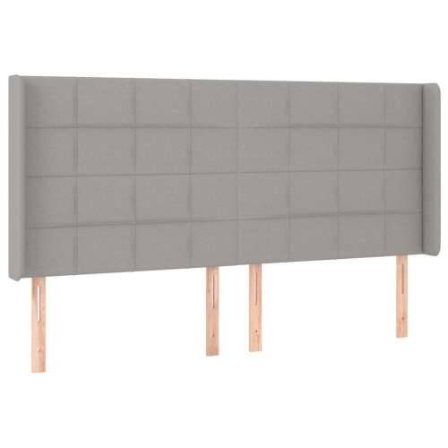Krevet box spring s madracem LED svjetlosivi 180x200 cm tkanina - Svjetlosiva 180 x 200 cm Blok s kvadratima Cijena