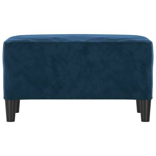 Klupa plava 70 x 35 x 41 cm baršunasta - Plava 70 x 35 x 41 cm Cijena