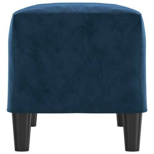 Klupa plava 70 x 35 x 41 cm baršunasta - Plava 70 x 35 x 41 cm Cijena