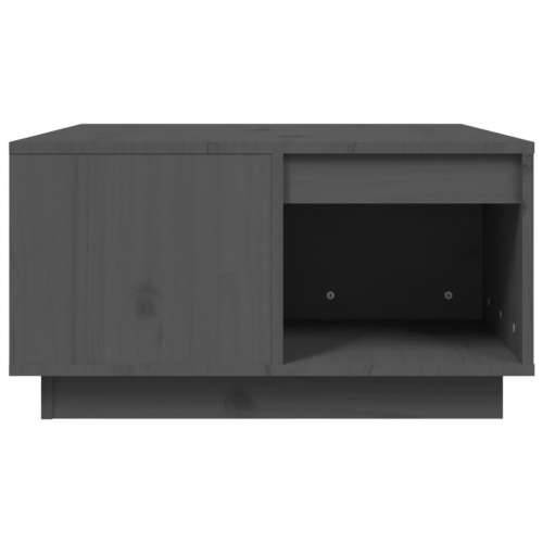 Stolić za kavu sivi 60 x 61 x 32,5 cm od masivne borovine - Siva 60 x 61 x 32.5 cm 1 Cijena
