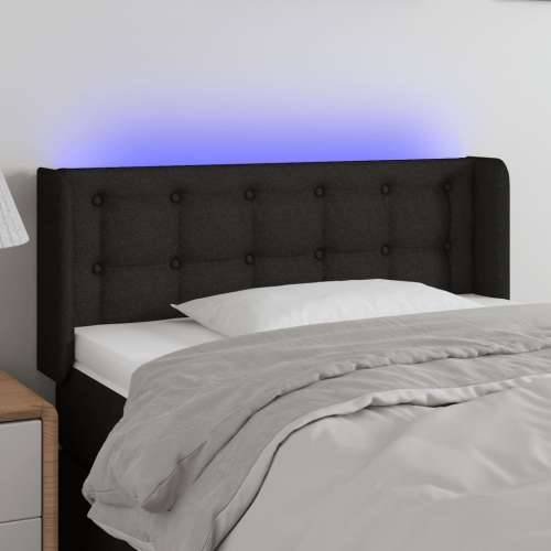 LED uzglavlje crno 93x16x78/88 cm od tkanine - Crna 93 x 16 x 78/88 cm 1 Cijena