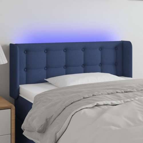 LED uzglavlje plavo 93x16x78/88 cm od tkanine - Plava 93 x 16 x 78/88 cm 1 Cijena