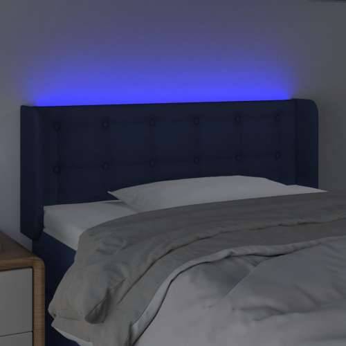 LED uzglavlje plavo 93x16x78/88 cm od tkanine - Plava 93 x 16 x 78/88 cm 1 Cijena