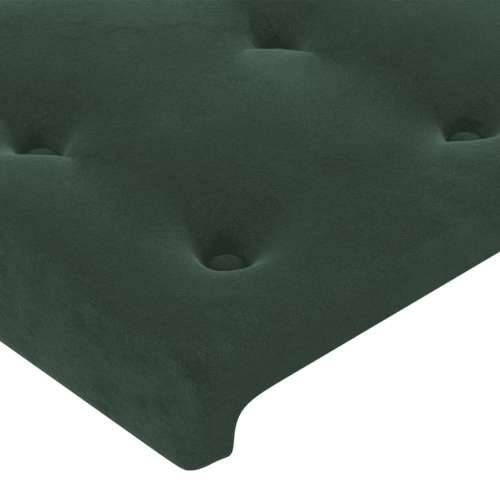 LED uzglavlje tamnozeleno 93x16x78/88 cm baršunasto - Tamnozelena 93 x 16 x 78/88 cm 1 Cijena